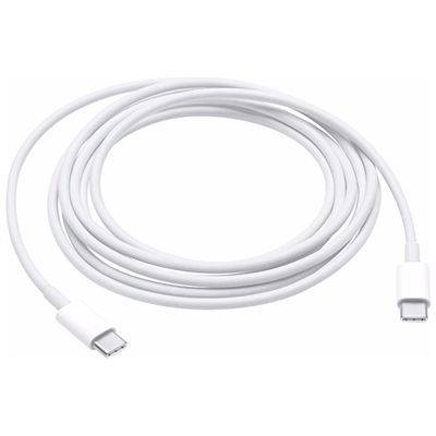 Apple MLL82AM/A - Cable USB, USB Tipo-C a USB Tipo-C Macho, 2m, Blanco
