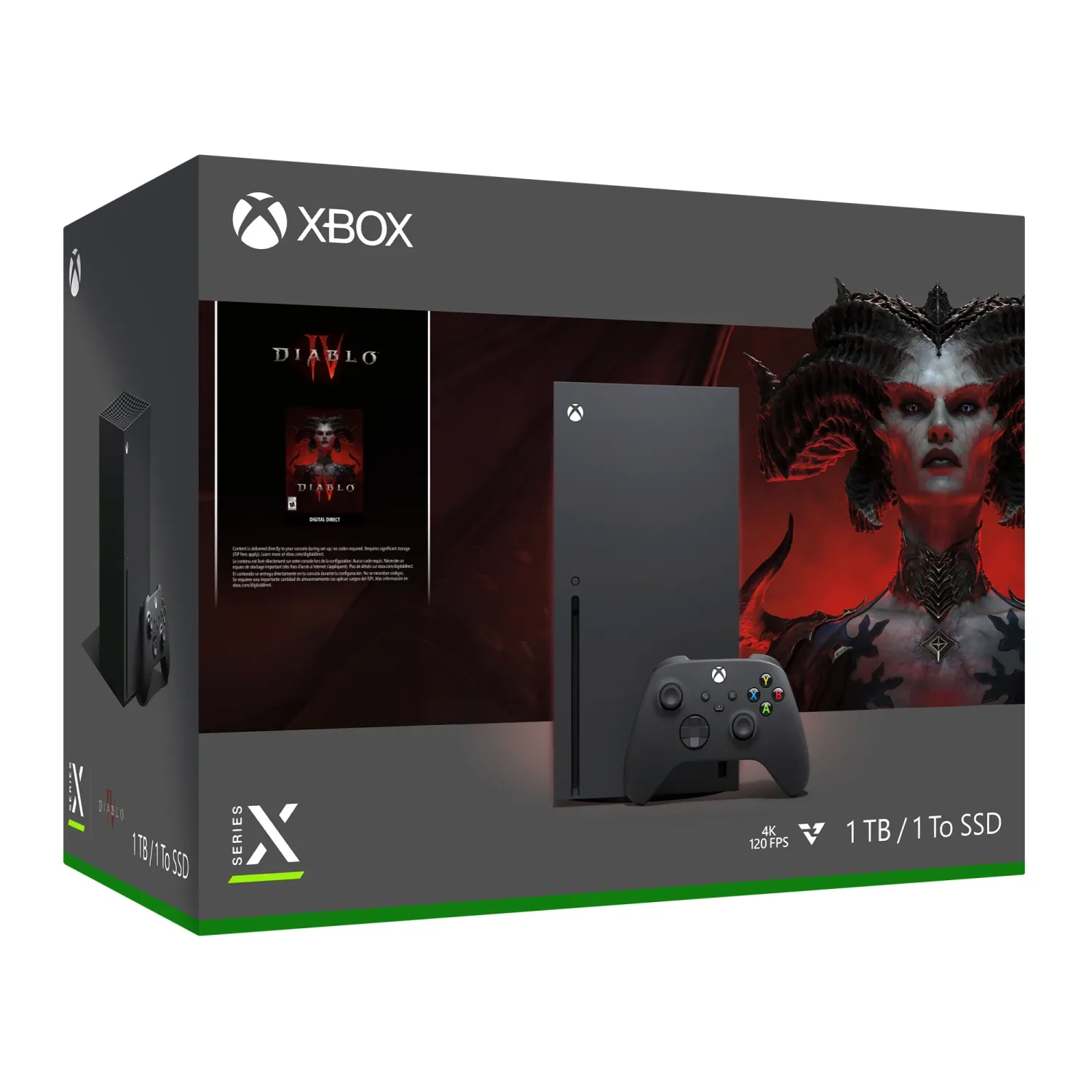 Microsoft - Consola Xbox Series X de 1 TB - Paquete Diablo IV - Negro