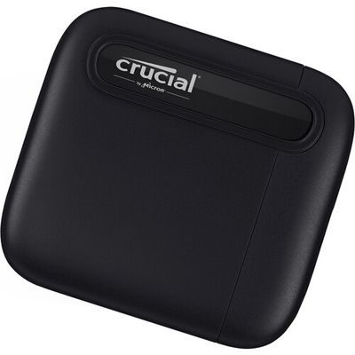 Crucial - SSD portátil externo USB-C/USB-A X6 SE de 1TB - Negro