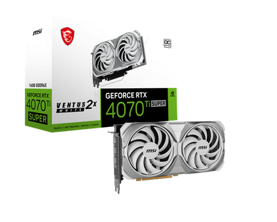 MSI Gaming RTX 4070 Ti Super 16G Gaming X Slim Graphics Card (NVIDIA RTX 4070 Ti Super, 256-Bit, Extreme Clock: 2685 MHz, 16GB GDRR6X - 12 Meses Garantia!