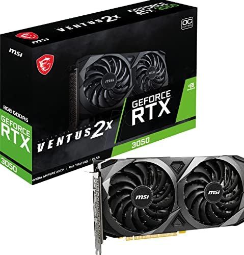 MSI Geforce RTX 3050 Ventus 2X, 8gb, Gddr6, 128-bit, 912-v397-448 Video  -  12 Meses Garantia!