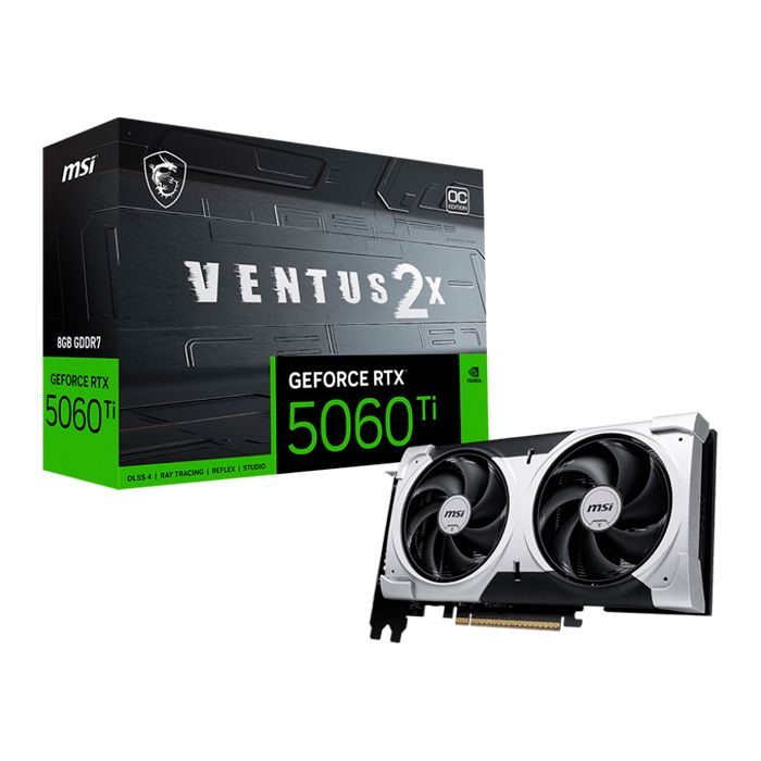 MSI Tarjeta gráfica Gaming RTX 5060 Ti 8G Gaming OC (8 GB GDDR7, bits TBA, rendimiento extremo: TBA MHz, DisplayPort x3 2.1a, HDMI 2.1b, arquitectura NVIDIA Blackwell - 12 MESES GARANTIA!