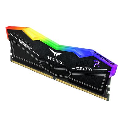 TEAMGROUP T-Force Delta RGB DDR5 32 GB 16 GB 6000 MHz (PC5-48000) CL40 módulo de memoria RAM (negro)