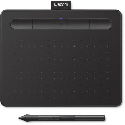 Wacom CTL4100 Intuos - Tableta de dibujo con 3 programas de software incluidos, 7.9 &quot;x 6.3&quot;, color negro
