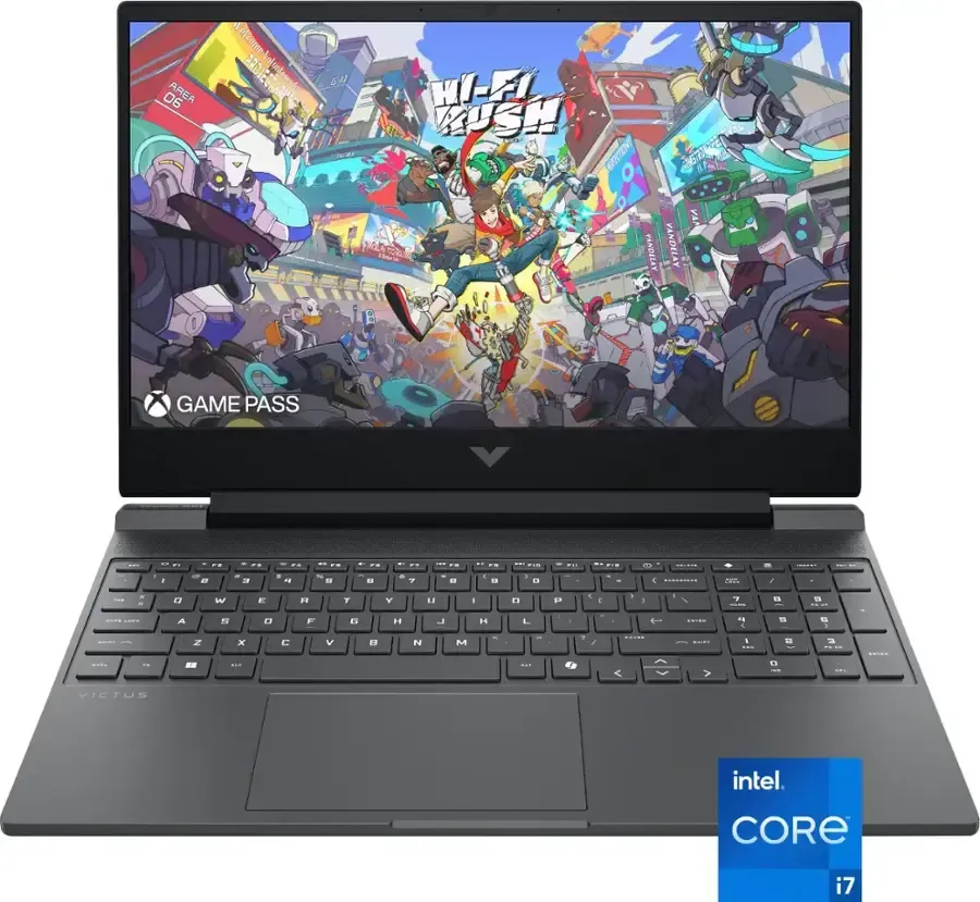 Laptop Gaming  HP Victus Pantalla 15,6&quot; 144 Hz Full HD - Intel Core i7-13620H - 16 GB de memoria DDR5 Exp 64GB - NVIDIA GeForce RTX 5060  con 8GB - SSD de 1 TB - Color plata - 12 Meses Garantia!