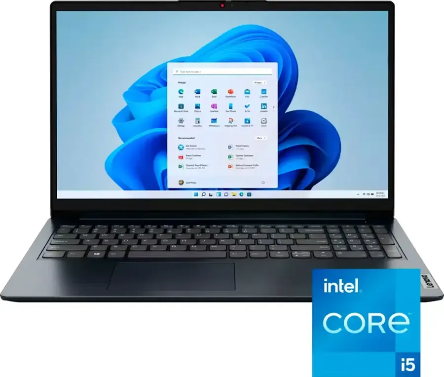 Lenovo - IdeaPad 1i Laptop Pantalla Táctil  15.6&quot;  Full HD - Intel Core i5-1235U - 8 GB Ram Exp 24GB  -512 GB de almacenamiento SSD - Azul abismo - 12 Meses Garantia!