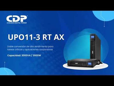UPS CDP DE TORRE ONLINE 3KVA/3KW 1PF UPO11-3RTAX. 2  Años de Garantia!