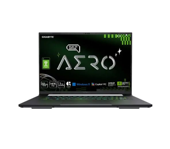 GIGABYTE - AERO X16 - PC Copilot+ -Pantalla  16&quot; WQXGA AMD Ryzen AI 7 350 - SSD de 1 TB - 32 GB de RAM DDR5 GeForce RTX 5060 8GB - Gris espacial - 12 Meses Garantia!