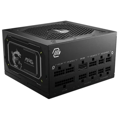 Fuente Alimentación MSI MAG A850GL PCIE5 II ATX 3.1 850W 80 Plus Gold