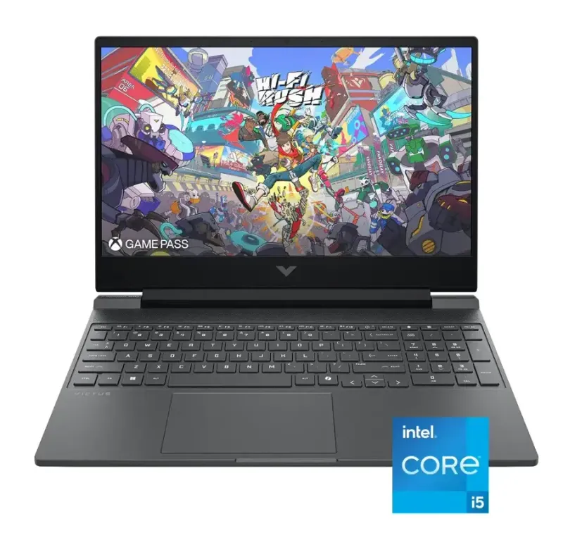 Laptop Gaming HP Victus Pantalla  15,6"144 Hz Full HD - Intel Core i5-13420H - 8 GB de memoria Exp 32GB - NVIDIA GeForce RTX 3050 6GB - SSD de 512 GB - Color plata mica - 12 Meses Garantia!
