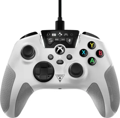 Turtle Beach - Controlador con cable Recon Controller para Xbox Series X, Xbox Series S, Xbox One y PC con Windows con botones reasignables - Blanco