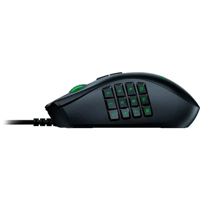 Razer Naga Classic Edition Ratón óptico para juegos MMO con cable, 12 botones, Chroma RGB, negro