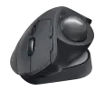 Logitech MX Ergo - Mouse, Inalámbrico, Bluetooth, Óptico, 2048 dpi, Negro