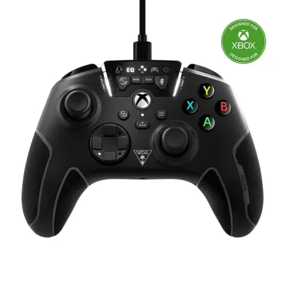 Turtle Beach - Controlador con cable Recon Controller para Xbox Series X, Xbox Series S, Xbox One y PC con Windows con botones reasignables - Negro