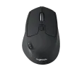 Logitech M720 Triathlon - Mouse, Inalámbrico, USB, Óptico, 1000 dpi, Negro