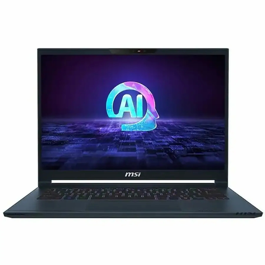 MSI - Laptop Gaming Stealth AI Studio Pantalla  14" 165 Hz - Intel Core Ultra 7 155H con 16 GB  memoria Exp 96GB - NVIDIA GeForce RTX 4050 6GB - SSD de 1 TB - Windows 11 Pro - Azul - 12 Meses Garantia