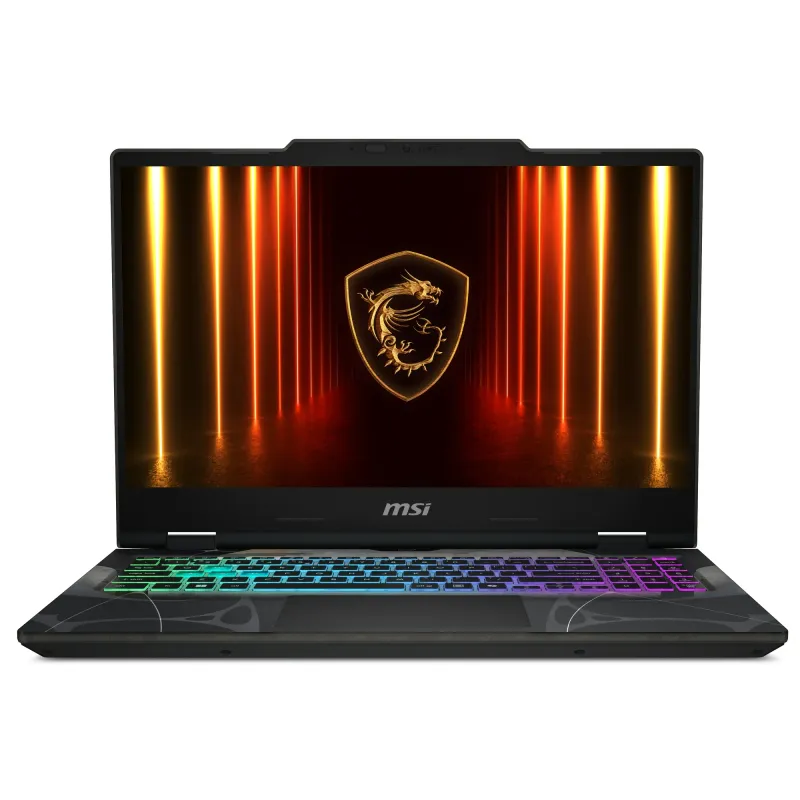 Laptop Gaming  MSI Cyborg Pantalla 15,6" FHD 144 Hz, Intel Core 7 240H, NVIDIA GeForce RTX 5060 8GB , 16 GB de RAM Exp 96GB , 512 GB de SSD, color negro (2025) - 12 Meses Garantia!