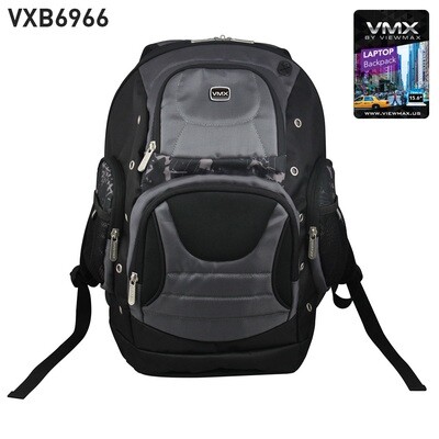 VIEWMAX BAG-MOCHILA 15.6″ NEGRO/PLATA