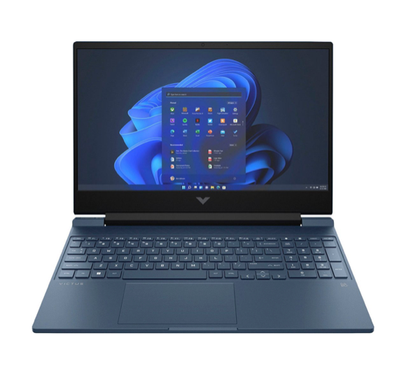 HP - Laptop Gaming  Victus 15,6" Full HD 144 Hz - Intel Core i5-12450H - Memoria  8GB- NVIDIA GeForce RTX 3050 4GB - SSD de 512 GB - Windows 11 Home  Azul rendimiento - 12 Meses Garantia!