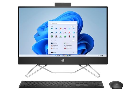 HP  Desktop Todo en Uno, 23.8", VA, Intel Core i3-1215U, 4.4GHz, 8GB RAM, 512GB SSD, Negro, Teclado Español Windows 11 Home