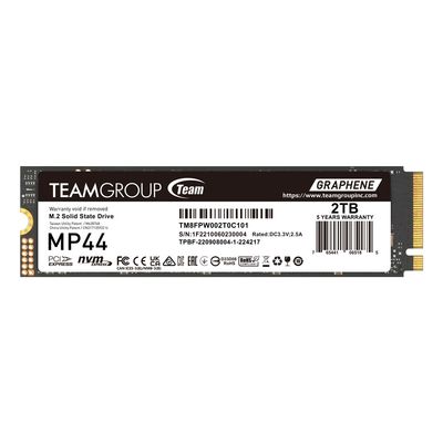 TEAMGROUP MP44 2 TB caché SLC Gen 4x4 M.2 2280 PCIe 4.0 con NVMe SSD para laptop, escritorio, NUC, NAS velocidad de lectura/escritura de hasta 7,000 / 6,000 MB/s - 12 Meses Garantia!