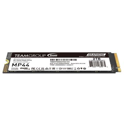 TEAMGROUP MP44 2 TB caché SLC Gen 4x4 M.2 2280 PCIe 4.0 con NVMe SSD para laptop, escritorio, NUC, NAS velocidad de lectura/escritura de hasta 7,000 / 6,000 MB/s - 12 Meses Garantia!