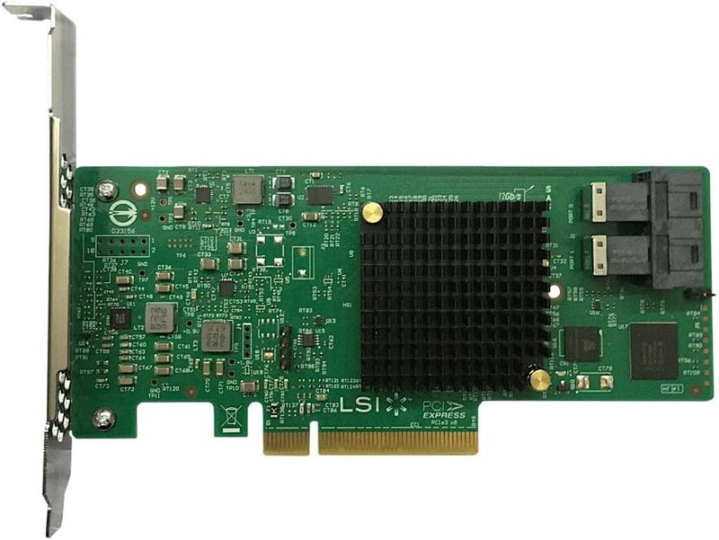 LSI Broadcom SAS 9300-8i 8-port 12Gb/s SATA+SAS PCI-Express 3.0