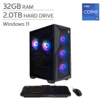 Desktop Gaming  MSI Codex R2, procesador Intel Core i7-14700F, 32 GB de RAM, SSD de 2 TB, tarjeta gráfica NVIDIA GeForce RTX 5060 de 8 GB.