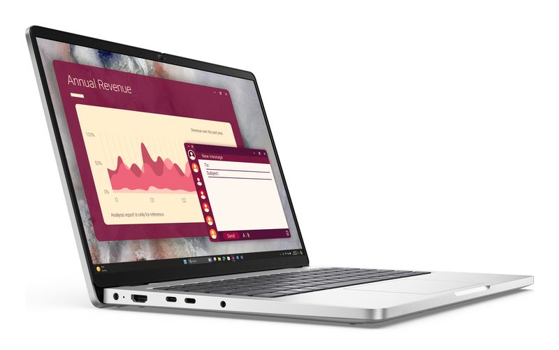 ​DELL PRO PC14250 U7 255U LAPTOP 14" FHD+ 16 GB DDR5-SDRAM 512 GB SSD Wi-Fi 6E (802.11ax) WIN 11 PRO ESP CARCAZA ALUMINIO PLATEADA. GARANTIA 36 MESES