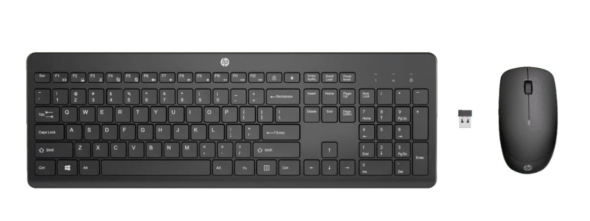 HP 235 - Combo Teclado y ratón inalámbricos - Negro