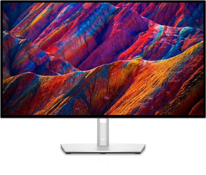 DELL UltraSharp Monitor 27 4K con concentrador USB-C - U2723QE, 68,6 cm (27"), 3840 x 2160 Pixeles, 4K Ultra HD, LCD, 8 ms, Plata