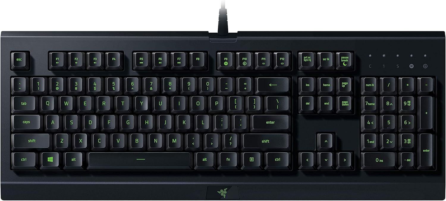 Razer ‎Cynosa Lite - Teclado Gaming, Cableado, USB, RGB, Inglés, Negro