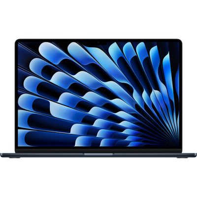 Apple - Portátil MacBook Air de 15" - Chip M5 con CPU de 10 núcleos y GPU de 10 núcleos - 16 GB de memoria - SSD de 512 GB - Medianoche - 12 Meses Garantia!