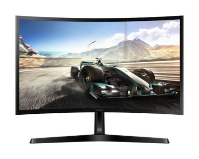 Samsung Essential Monitor S3 S36GD de 24" FHD, Panel VA, Curvo 1800R, 100Hz, sRGB 95%, Modo de juego, Comodidad Ocular Avanzada, Puertos HDMI y D-sub - Negro