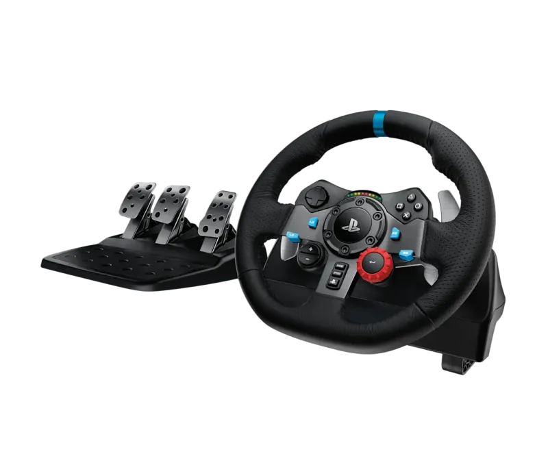 Logitech G29 Driving Force Kit Combo de Volante, Pedales y Palanca de Cambio para juegos de carreras compatible con PS5 / PS4 / PC