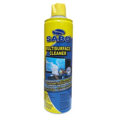 Limpiador Multisurface en Espuma SABO 53-0100, Elimina el 99% de los virus y bacterias, Antiestática
