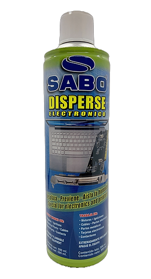 Disperse Electrónico Sabo - Para desplazar la humedad y el polvo de los equipos electrónicos, 590ml. 53-0083