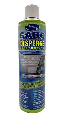 Disperse Electrónico Sabo - Para desplazar la humedad y el polvo de los equipos electrónicos, 590ml. 53-0083