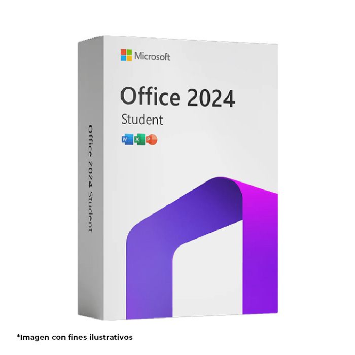 Programa Microsoft Office Hogar 2024 Digital - Incluye Word, Excel, PowerPoint, licencia para 1 PC.