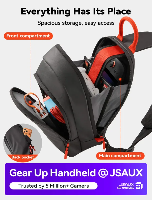 Bolso cruzado para consolas portátiles