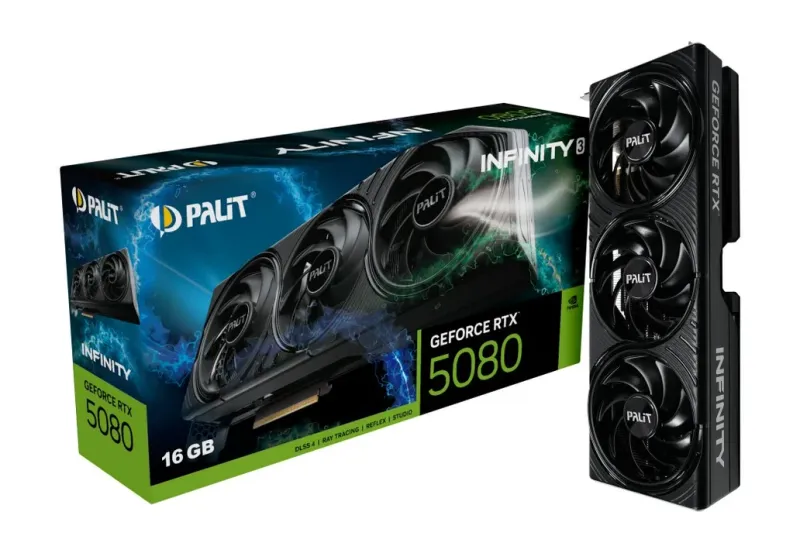 Tarjeta Grafica Palit Rtx5080 Infinity 3 16gb Gddr7  -  12 MESES GARANTIA!
