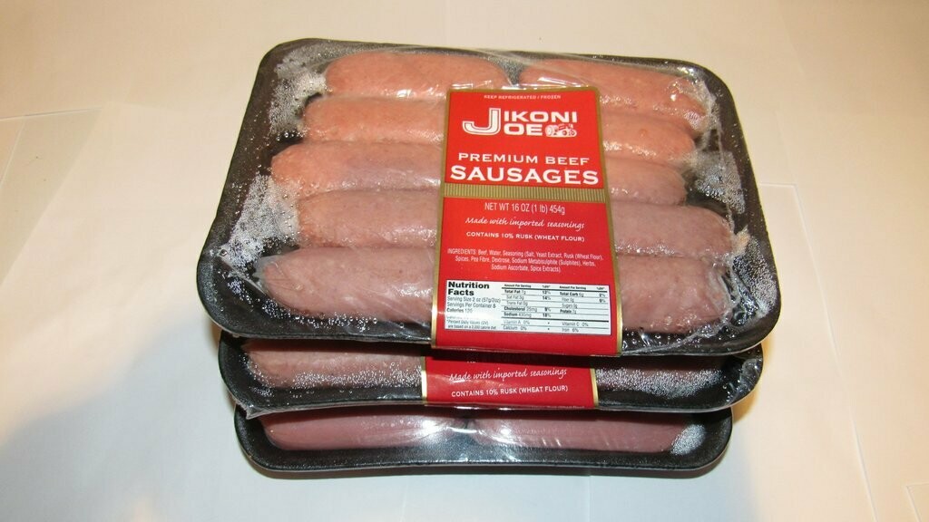 1 Pack of Beef Sausages (10 sausages)