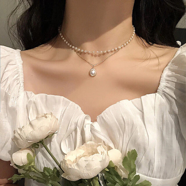 Vintage Pearl Choker ( 002 )