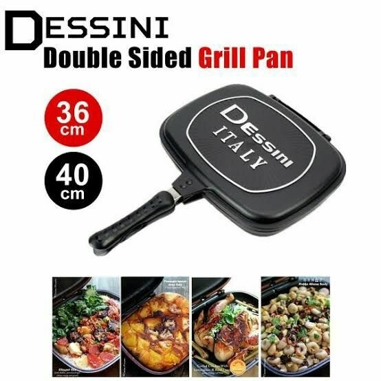 36cm Dessini Double Grill Pan