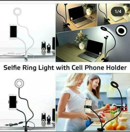 Selfie Ring Light with Phone Holder