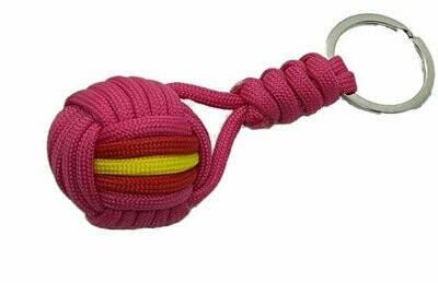 LLAVERO BOLA ROSA