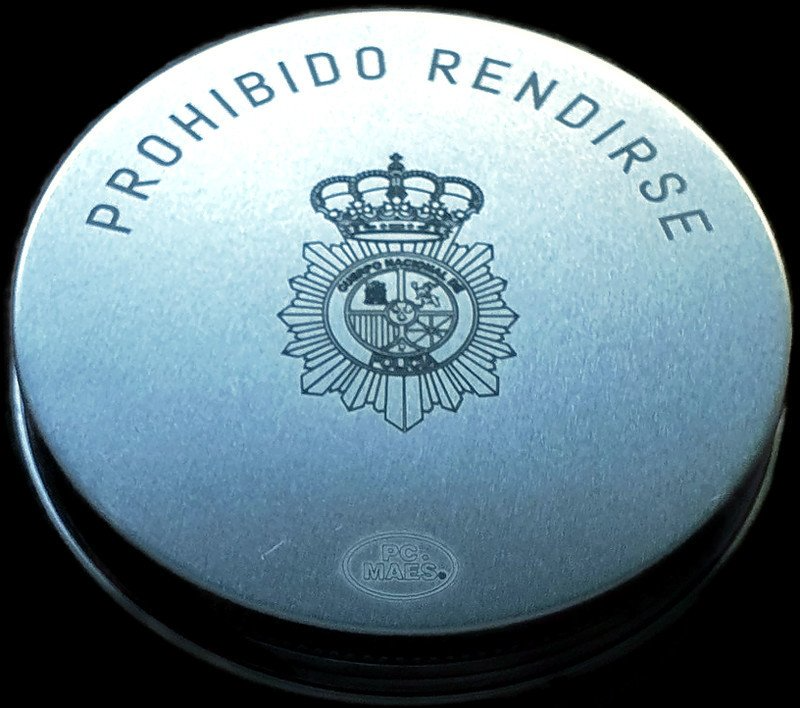 LATA DE ALUMINIO CNP. PROHIBIDO RENDIRSE.