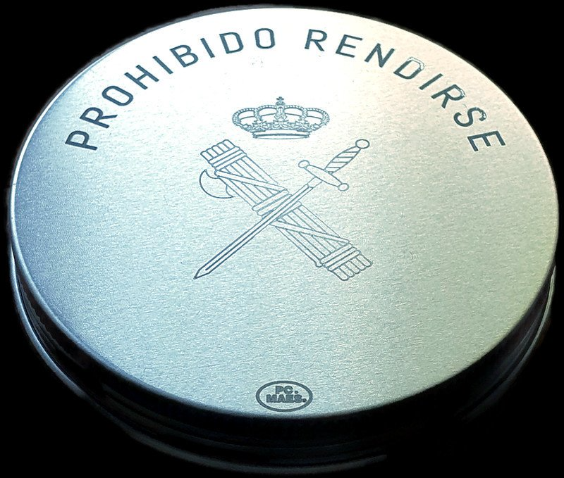 LATA DE ALUMINIO G.C. PROHIBIDO RENDIRSE.