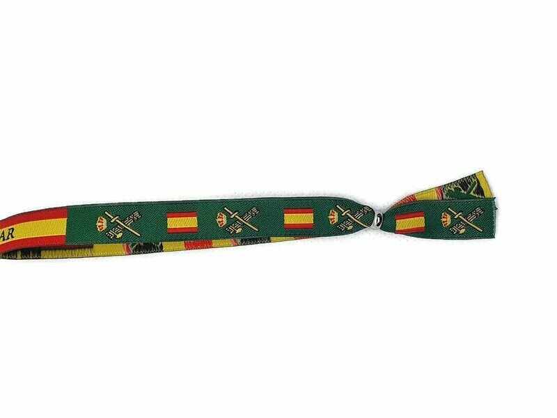 CINTA BORDADA PULSERA EL PILAR  PATRONA G.CIVIL