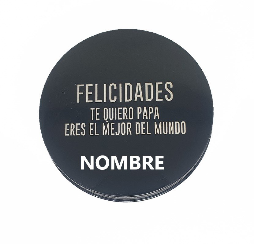 LATA NEGRA FELICIDADES PAPA PORTA PULSERA